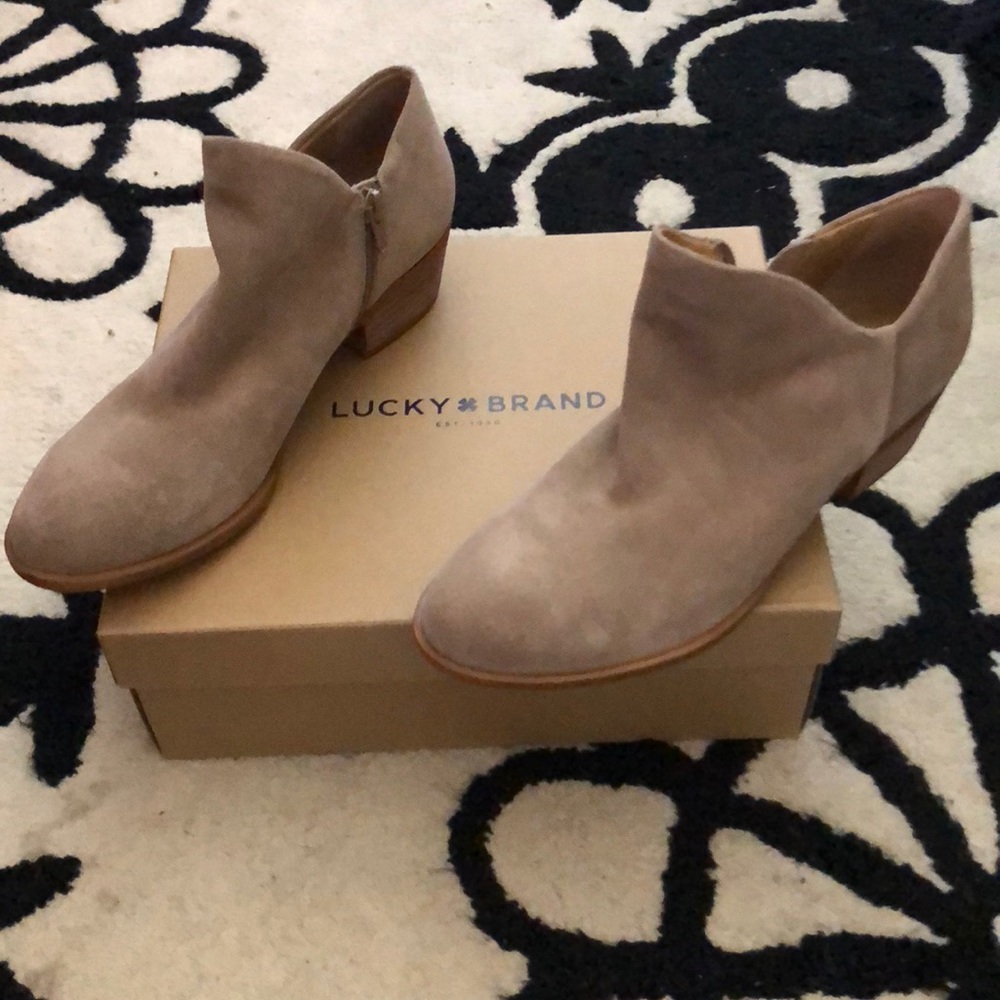 Lucky Brand Brett Suede Bootie